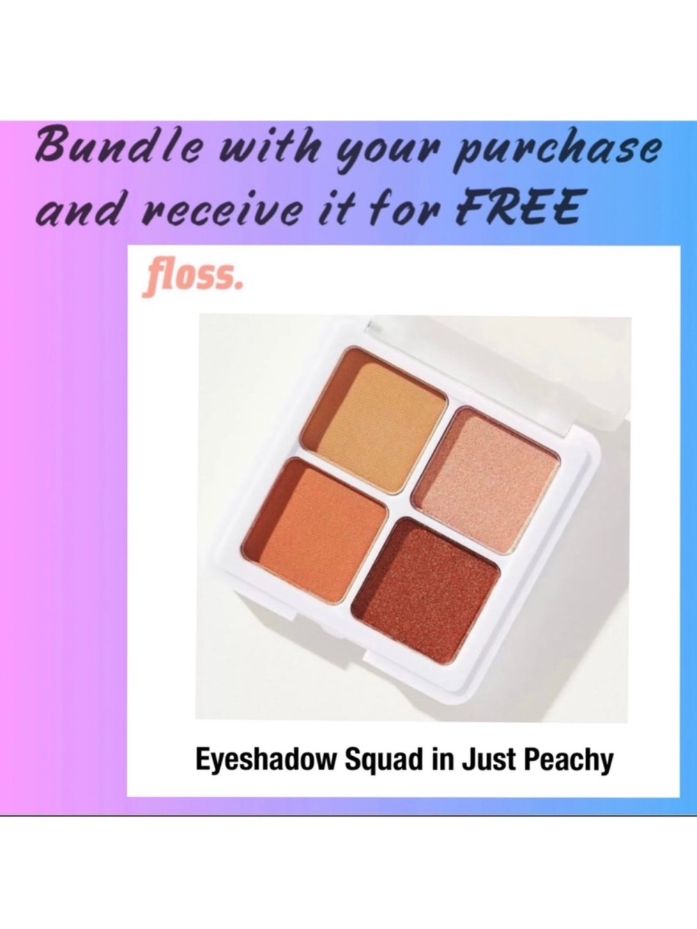floss Eyeshadow Squad in Just Peachy